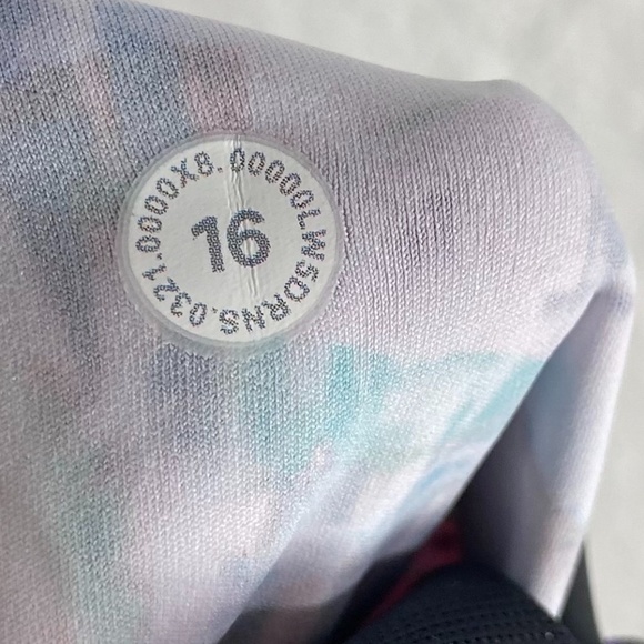 Lululemon Base Pace High-Rise Running Tight 25" Hyper Flow Pink Multi SZ SZ 16 - Picture 5 of 6